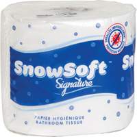 Papier hygi&eacute;nique de premi&egrave;re qualit&eacute; Snow Soft, 2 Pli, 600 Feuilles/Rouleu, Longueur 145', Blanc OCP Construction Supplies