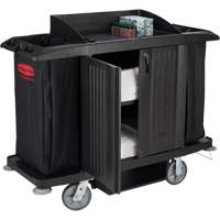 Executive Full-Size Housekeeping Cart with Doors OCP Construction Supplies