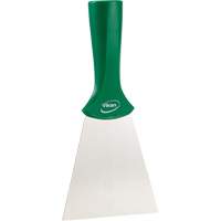 Handle-Mounted Stainless Steel Scraper, Green, 4" W x 8" L OCP Construction Supplies