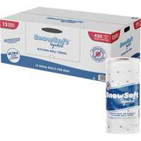 Rouleau dessuie-tout de cuisine Signature de Snow Soft, 2 Pli, 420 Feuilles/rouleau, 4,5" la, 11" lo OCP Construction Supplies