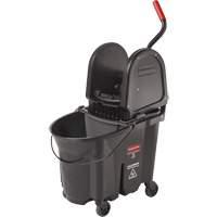 Wavebrake&reg; Bucket & Wringer, Down Press, 8.75 US Gal.(35 Quart), Black OCP Construction Supplies