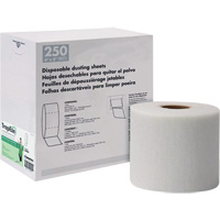 TrapEze&reg; Single Roll Disposable Dusting Sheets, Polyester, White OCP Construction Supplies