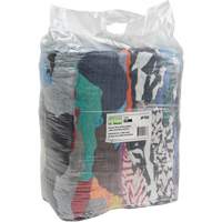 Chiffons fabriqu&eacute;s &agrave; partir de mat&eacute;riaux recycl&eacute;s, Coton, M&eacute;lange de couleurs, 25 lb OCP Construction Supplies