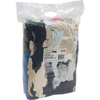 Recycled Material Wiping Rags, Fleece, Mix Colours, 10 lbs. OCP Construction Supplies