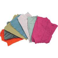 Chiffons fabriqu&eacute;s &agrave; partir de mat&eacute;riaux recycl&eacute;s, Tissu &eacute;ponge, M&eacute;lange de couleurs, 25 lb OCP Construction Supplies