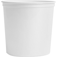 Food Storage Container, Plastic, 2 L Capacity, White OCP Construction Supplies