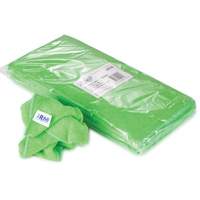 Dusting & Cleaning Cloth, Microfibre, Green OCP Construction Supplies
