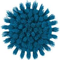 HyDrive Round Drill Brush, Extra Stiff Bristles, 3-1/10" Long, Blue OCP Construction Supplies
