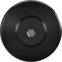 HyDrive Round Drill Brush, Extra Stiff Bristles, 3-1/10" Long, Black OCP Construction Supplies