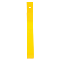 Rail Post, Steel, 10-3/4" L x 24" H, Yellow OCP Construction Supplies