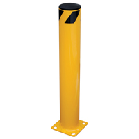 Safety Bollard, Steel, 36" H x 5.5" W, Yellow OCP Construction Supplies