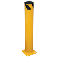 Safety Bollard, Steel, 36" H x 5.5" W, Yellow OCP Construction Supplies
