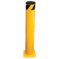 Safety Bollard, Steel, 36" H x 5.5" W, Yellow OCP Construction Supplies