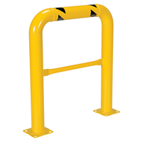 High Profile Machinery Guards, 3' W x 3.5' H, Yellow OCP Construction Supplies