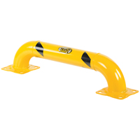 Low Profile Rack Guards, 3' W x 0.75' H, Yellow OCP Construction Supplies