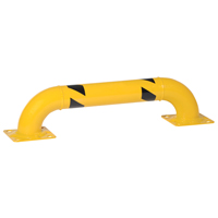 Low Profile Rack Guards, 3' W x 0.75' H, Yellow OCP Construction Supplies