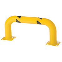 Low Profile Rack Guards, 3' W x 1.4' H, Yellow OCP Construction Supplies
