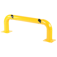 Low Profile Rack Guards, 4' W x 1.4' H, Yellow OCP Construction Supplies