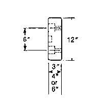 Molded Rubber Dock Guards, Rubber, 30" W x 4" D x 10" H OCP Construction Supplies