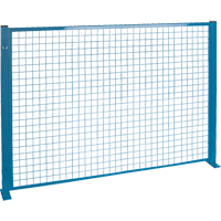 Protecteurs de p&eacute;rim&egrave;tre - Style treillis m&eacute;tallique, 4' h x 8' la, Bleu OCP Construction Supplies