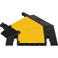 Protecteur de c&acirc;ble robuste &agrave; 5 canaux Yellow Jacket, virage &agrave; gauche OCP Construction Supplies