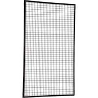 Adjustable Perimeter Guard Panel, 8' H x 5' W, Black OCP Construction Supplies