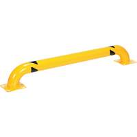 Low Profile Rack Guard, 5.3' W x 0.74' H, Yellow OCP Construction Supplies