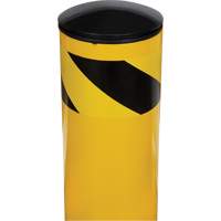 Safety Bollard, Steel, 36" H x 5-1/2" W, Yellow OCP Construction Supplies