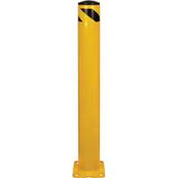 Safety Bollard, Steel, 42" H x 5-1/2" W, Yellow OCP Construction Supplies