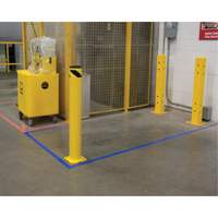 Safety Bollard, Steel, 42" H x 5-1/2" W, Yellow OCP Construction Supplies