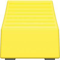 Cale de roue ultra-robuste pour l'exploitation mini&egrave;re Checkers Safety, PEHD, Jaune, 14-1/2" la x 17-1/2" p x 16" h OCP Construction Supplies