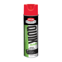 Peinture de marquage industrielle &agrave; base d'eau pour le travail en hauteur Quik-Mark, 17 oz, Canette a&eacute;rosol OCP Construction Supplies