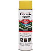 Peinture pour traçage de ligne pour terrain de gymnastique Industrial Choice AF1600, Jaune, 17 oz, Canette a&eacute;rosol OCP Construction Supplies