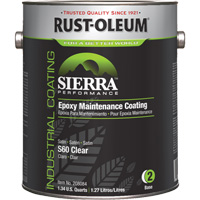 Rev&ecirc;tement dentretien &eacute;poxydique &agrave; base deau Sierra S60 Partie 2 Couche de fond, Gallon, Transparent OCP Construction Supplies