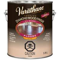 Varathane&reg; Diamond Wood Finish Floors Coating, 3.78 L, Clear, Gloss OCP Construction Supplies