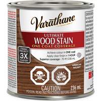 Varathane&reg; Ultimate Wood Stain, 236 ml, American Walnut OCP Construction Supplies