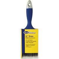 Pinceau &agrave; garniture Quick Solutions, Polyester, Manche Plastique, Largeur de 3" OCP Construction Supplies