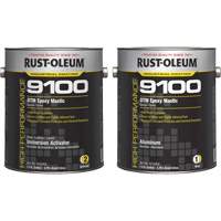9100 System DTM Epoxy Mastic Base & Activator Kit, Aluminum, Gallon OCP Construction Supplies