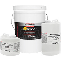 6700 100% Solids Decorative Epoxy, 3 gal., Epoxy-Based, High-Gloss, Clear OCP Construction Supplies
