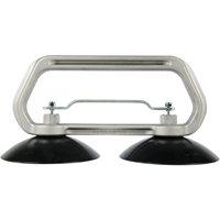 Appareils &agrave; ventouses - Ventouse double industrielle, 75 lb Capacit&eacute;, 5", Barre &agrave; tirer, 10" Longueur de la manche OCP Construction Supplies