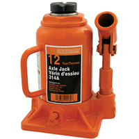 314A Bottle Jack, 12 tons, Manual Hydraulic, 13" Raised Height OCP Construction Supplies