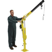 Winch Operated Truck Jib Crane, 500 lbs. (0.25 tons) Capacity, 102' Max. Clearance OCP Construction Supplies