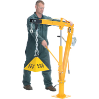 Winch Operated Truck Jib Crane, 1000 lbs. (0.5 tons) Capacity, 86-1/2" Max. Clearance OCP Construction Supplies