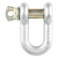 Screw Pin Chain Shackle, 1-1/8", Screw Pin, Hot Dip Galvanized OCP Construction Supplies