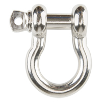 Screw Pin Anchor Shackle, 7/16", Screw Pin, Stainless Steel OCP Construction Supplies