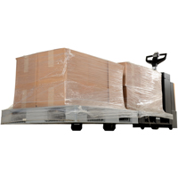 Fully Powered Electric Pallet Truck With  Stand-On Platform, 4500 lbs. Cap., 96" L x 30" W OCP Construction Supplies