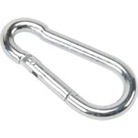 Mousqueton zingu&eacute;, 220 lb (0,11 tonne) Charge d'utilisation max., 3/16" Taille, 5/16" Oeil OCP Construction Supplies
