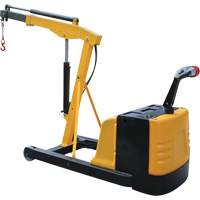 Electric Powered Floor Crane, 8.8' Lift, 1500 lbs. (0.75 tons), 44-1/4" Arm, 62-1/4" H OCP Construction Supplies