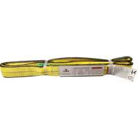 Polyester Web Sling, Double Ply, Twisted Eye, Type 4, 2" W x 8' L, 6400 lbs. Vertical Cap. OCP Construction Supplies