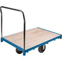 Chariot &agrave; plateforme robuste, 48" lo x 24" la x Capacit&eacute; 2000 lb, Roues en Caoutchouc OCP Construction Supplies